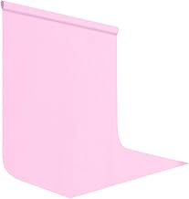 5x7FT Pink Backdrop for Screen Photography, High-end Polyester Photo Bac...