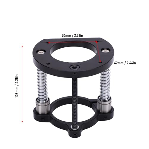 Routeur de levage Walmeck : ajustement de hauteur sans jeu pour machine à coucher - 8