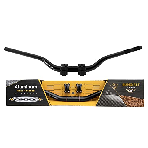 Oxxy Super Fat Bar Alto + Adaptador Preto Motocross