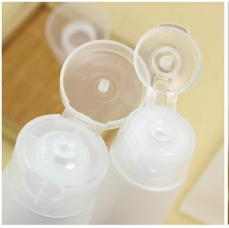 VNDEFUL10PCS Reusable Plastic Empty Travel Cosmetic Soft Tubes Bottle Container, Flip Cap Hand Lotion Shampoo Squeeze Bottle (30ml)