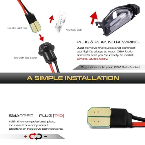 Lámpara matrícula de remolque y coche Mazda 3 2009-2013 sin error 5