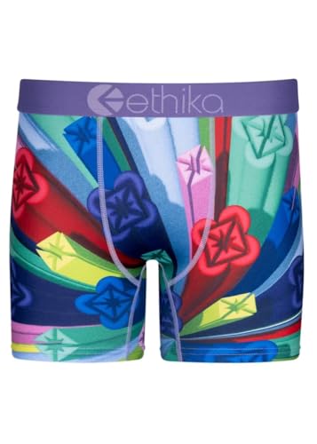 Ethika Mens MID Boxer Brief | Flaura Burst - Main Image