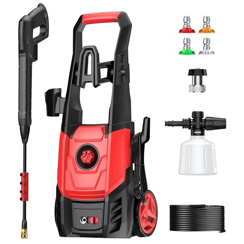 Electric Pressure Washer, 2.5 GPM Power Washer with 4...