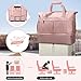 Maelstrom Gym Bag for Women,40L Travel Duffel Bag with Shoes Compartment and Wet Pocket,Waterproof Carry On Weekender Bag,Sport Gym Tote Bags Swimming Yoga, Hospital Holdalls-Pink