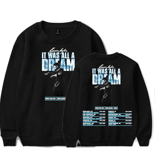 Karan Aujla Merch It Was All A Dream World Tour Sweatshirt 2025 Women Men Vintage 90s Fashion Long Sleeve