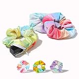 Velvet Hair Pocket Scrunchies Wth Hidden Zipper For Girls Women Cute Elastic hair Accessories ,Great