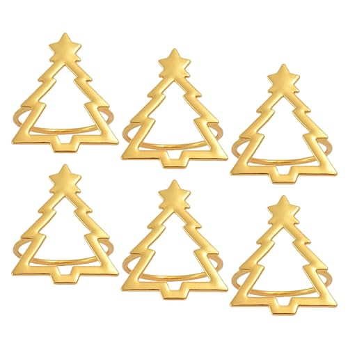 Servilleteros de Navidad, decoración de mesa de árbol de Navidad, servilleteros de vacaciones, para animadores domésticos, cenas, diseñadores, decoradores de temporada, restaurantes, reuniones