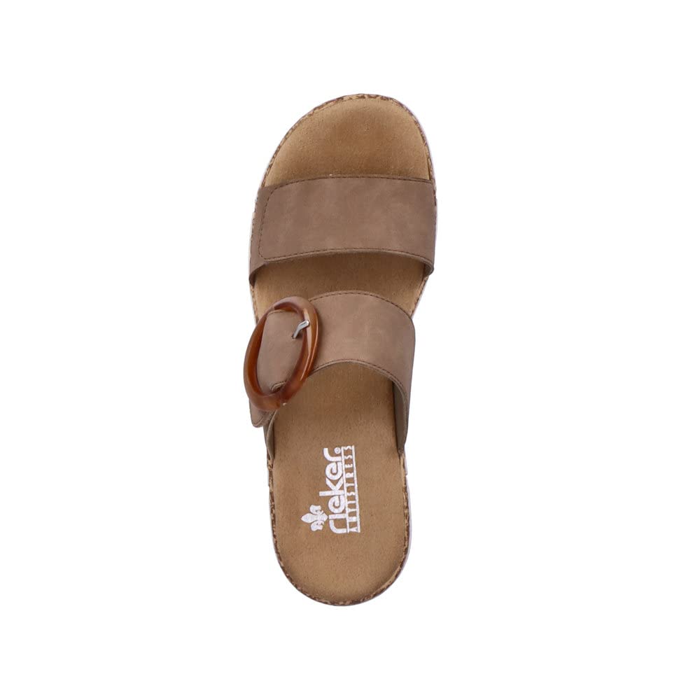 Rieker Femme Chaussures Basses V2392, Dame Mocassin,Chaussons