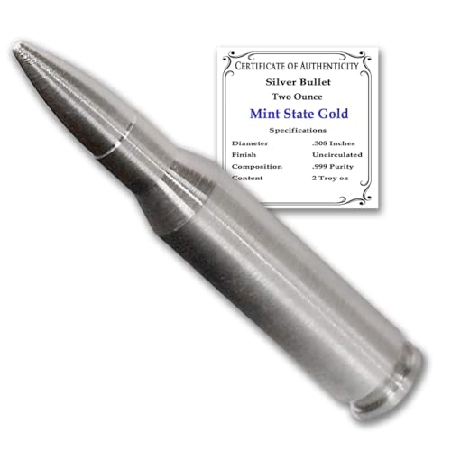 Srebrna kula – kaliber.308-2 Troy Oz.999 drobne srebro