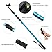 KOMCLUB Telescopic Boat Hook for Docking 3.28ft-6.55ft Extension Pole Hook Push Stick for Boat Non-Slip Rubber Handle Durable Rust-Resistant Rust-Proof Multi-Function Replaceable Head Push Pole