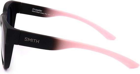 Smith Crusader Chroma Pop Sunglasses, Matte Black Dusty Pink