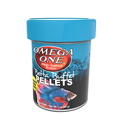 Omega One Betta Buffet 1.5Mm Pellets, 1 Oz #TOP1
