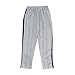 Mens Color Block Relaxed Jacquard Pant Lightweight Track Pant Side Spot Trim Casual Trouser for All Seasons (Light Grey,X-Large)
