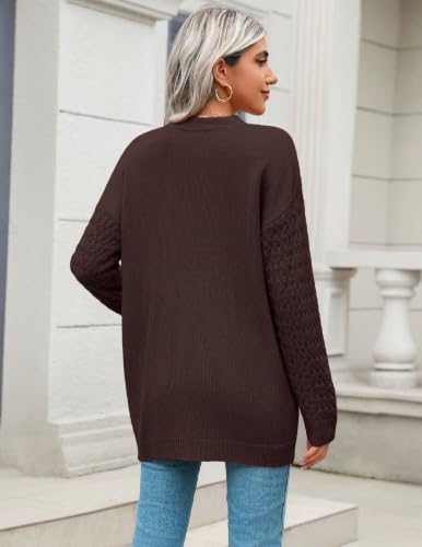 Image of Zeagoo Cardigan Sweaters for Women Long Sleeve Fall Clothes Button Down Top