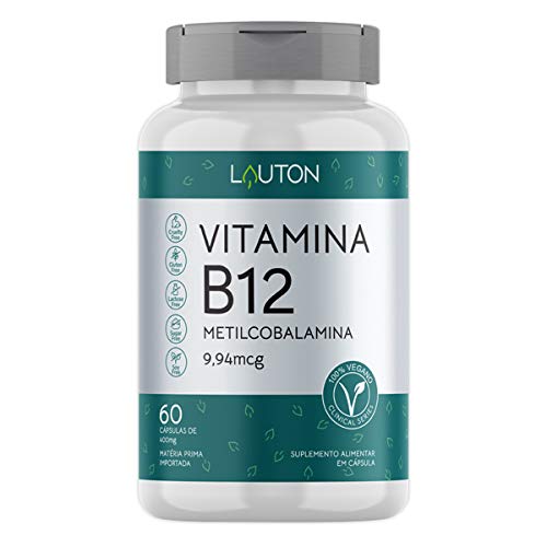 Vitamina B12 Metilcobalamina 9,94 Mcg Vegano 60 Ca Lauton