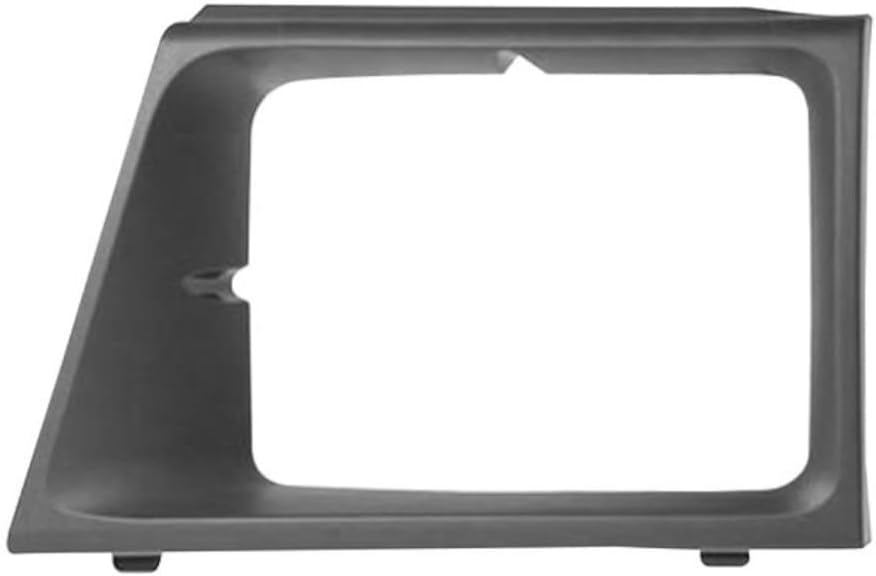For Ford E-150/E-250 2003 04 05 06 2007 Headlight Bezel Driver And Passenger Side | Pair | Matte-Gray | Made of Plastic | For Use With Sealed Beam Lights | Replacement For FO2512159, FO2513159