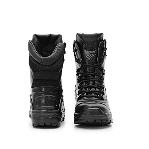 Bota Militar Acero Tiger Pró Preto Brilhante Cano Médio (40)