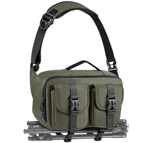 Camera Sling Bag for DSLR with Tripod Holder