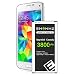 Galaxy S5 Battery,[Upgraded] 3800mAh Li-Polymer EB-BG900BBC Replacement Battery for Samsung Galaxy S5 AT&T G900A,G900F,G900H,G900R4,I9600,SM-G900V,SM-G900P,SM-G900T [36 Months Warranty]