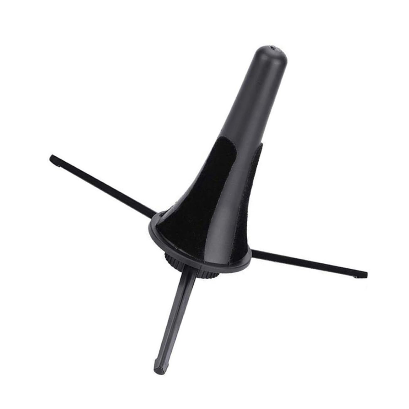 ifundom Clarinet Stand 3-legged Metal Plastic Portable Folding Stand for Band Instruments