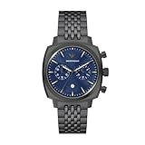 Emporio Armani Orologio Uomo, Movimento Quarzo Cronografo e Cassa 40mm con Cinturino Acciaio Inox o Pelle
