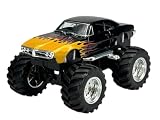 pontiac firebird 1970 for sale Producto con licencia Welly Modelo Coche Compatible con 1967 Pontiac Firebird Negro Monster Truck Big Wheel ca 1/34-1/39 Metal Modelo Coche Die Cast Nuevo en Caja