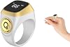 Anlising Smart Ring Counter, Smart Tasbih Zikr Ring, Muslim Islamic Prayer Smart Rings, Tasbih Counter Smart Ring, Tasbeeh Smart Counter, Digital Electronic Smart Tally Counter for Prayer White,20MM