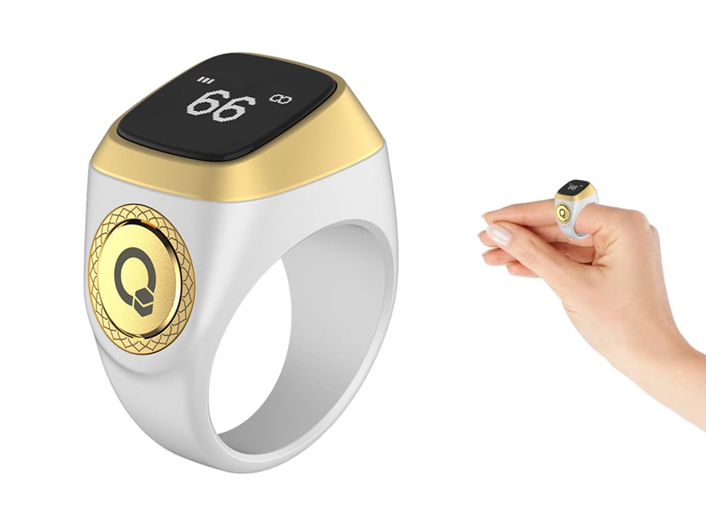 Anlising Smart Ring Counter, Smart Tasbih Zikr Ring, Muslim Islamic Prayer Smart Rings, Tasbih Counter Smart Ring, Tasbeeh Smart Counter, Digital