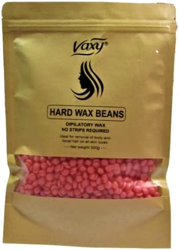 Wax Beans - Hard Wax Beans - Yellow Wax Beans- For Painless Wax for Bikini, Arms, Legs, Armpit with different Flavor- Honey In Blocks- Aloe - Chocolate - Lavender- and Rose Beads by (Vaxy)