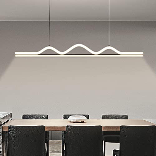 Éclairage décoratif simple pour salle à manger sans zone d'ombre
