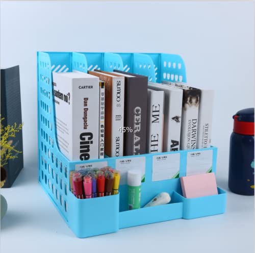 Portadocumenti a 4 scomparti con portapenne