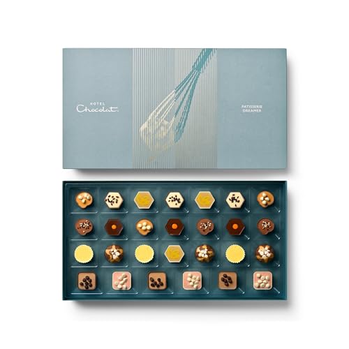 Image of Hotel Chocolat Chocolate Gift Box - Patisserie Dessert Inspired Chocolates, 27 Pieces, Gourmet Chocolate Gift