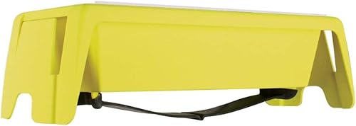 Warner Manufacturing Sartén ligera de plástico para paneles de yeso Grip & Go de 10 pulgadas, 10827, color amarillo
