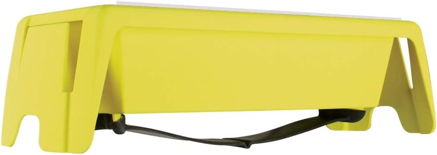 Warner Manufacturing 10" Grip & Go Lightweight Plastic Drywall Mud Pan, 10827,Yellow
