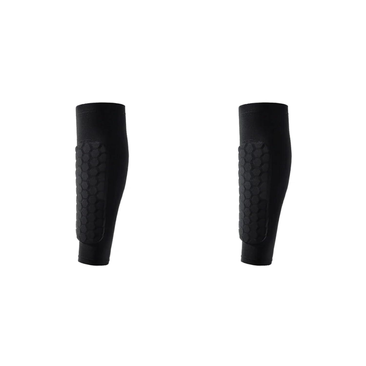 Collision Avoidance Knee Sleeve 1-2pcs Soccer Football Shin Guard Pads Honeycomb Running Leg Calf Protective Gear Shield Sleeve Outdoor Sports Leg Support Guard For Running Cycling Workout Climbing(Bl
