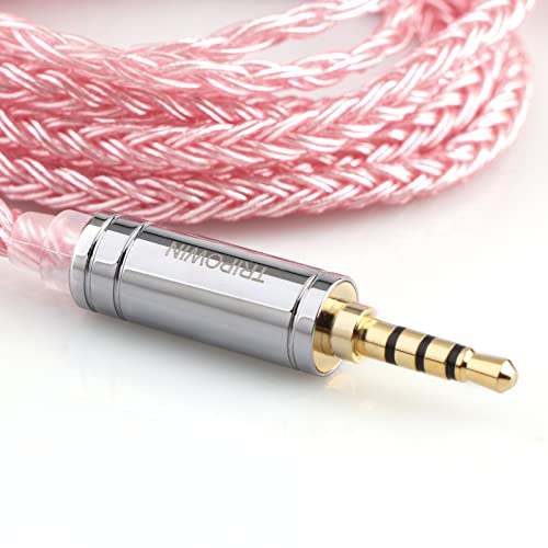 �y2022�V�ŁzTRIPOWIN Zonie 16 �R�A�[�⃁�b�L�P�[�u����SPCHIFI�C���z���A�b�v�O���[�h�P�[�u�� (2.5mm-QDC, �s���N)