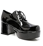 Ellie Shoes Men's Platform, Black, Large