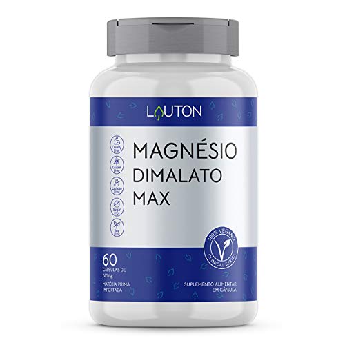 Magnésio Dimalato Max - 60 Cps - Lauton