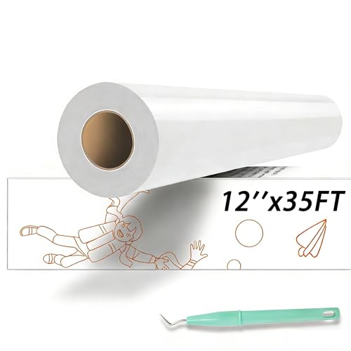 HTVRONT HTV Vinyl Rolls Heat Transfer Vinyl - 12' x...