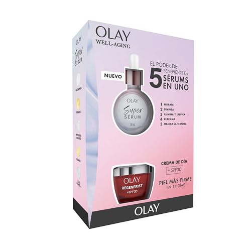 Pack Especial Con SPF30: Olay Regenerist Crema De Día SPF30, Crema De Día Con Niacinamida Y Glicerina,