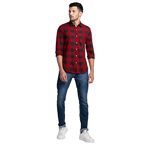 Image of Spykar Men's Rover Regular Fit Mid Rise Casual Jeans