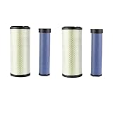 GETOPAUTO 59800-26110-3A111-19130 Air Filter Compatible with Kubota Skid Steer Loaders SSV65 SSV75