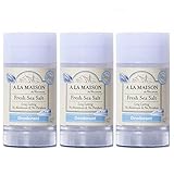 A La Maison de Provence Natural Aluminum-Free Deodorant | Fresh Sea Salt Scent | Traditional French...