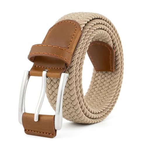 1pc Stretch Woven Braided Belt for Men Women Junior Casual Jeans Pants Golf Belt Canvas Belt