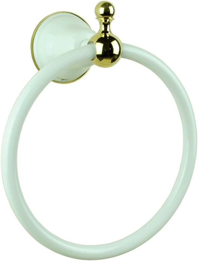 LSLYTQ All Copper Towel Ring, European Bathroom Accessories, Hand Towel Holder, Wall Mounted Style Bathroom Towel Hanger