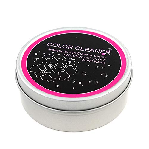 Color Removal Sponge Dry Makeup Brush Quick Cleaner Sponge Removes Shadow Color From Your Brush Without Water Or Chemical Solutions Compact Size For Travel #TOP1