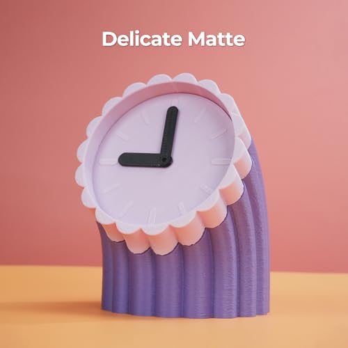 Image of Matte PLA Filament 1.75mm, 3D Printer Filament 30-300mm /s Printing Speed, Dimensional Accuracy + /- 0.02mm, 1kg Cardboard Spool(2.2lbs) 3D Printing Filament Fits for Most FDM 3D Printers(Fluorite)