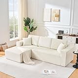 【Matériau】 : fabriqué en tissu velours côtelé doux de haute qualité (tissu Manchester) avec des nervures verticales caractéristiques, qui offrent une sensation confortable sur la peau et une texture visuelle chaleureuse et vintage. Le tissu durable est non seulement facile d'entretien et résistant à un usage quotidien, mais il s'intègre également harmonieusement dans différents styles d'ameublement - du minimaliste scandinave à l'élégance classique.