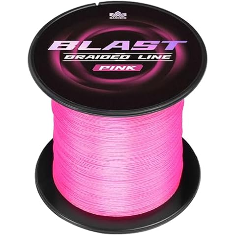 Handing Blast Braided Fishing Line - Pink, 4X Strands Cover
