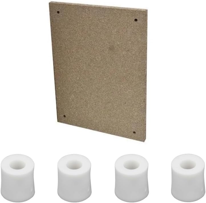 TEW Fire Retardant Consumer Unit/Meter Board 18″ x 12″ (450mm x 300mm) c/w 4 x 19mm PVC Spacers